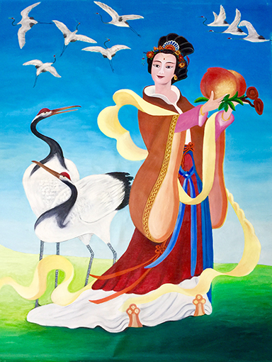 郭全林作品5《贺寿图》220cmX168cm.jpg