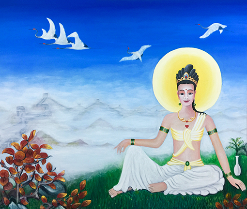 郭全林作品9《金秋长城观音像》200cmX168cm.jpg