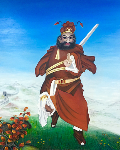 郭全林作品10《钟馗》规格：2mx1.68m.jpg