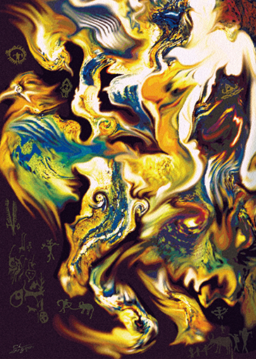 慈向群布面油画 古老的乐曲150cmx110cm.jpg