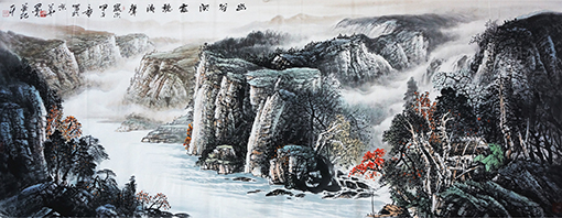 安茂水作品《幽谷深处听涛声》.jpg