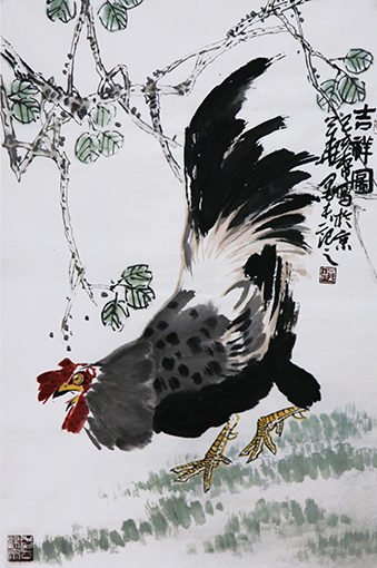 安茂水作品《吉祥图》.JPG