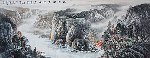 安茂水作品4《幽谷深处听涛声》.jpg