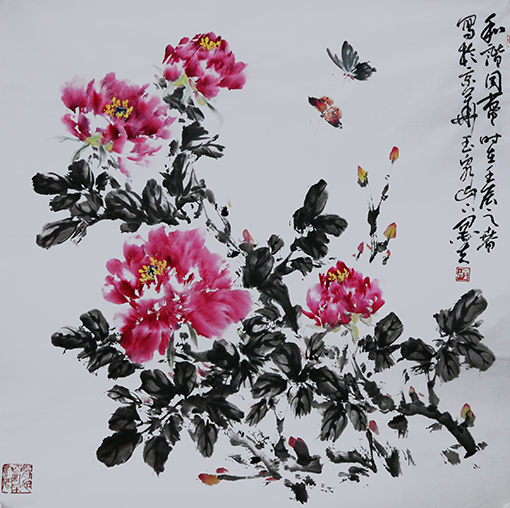 安茂水作品8《和谐同春》.JPG