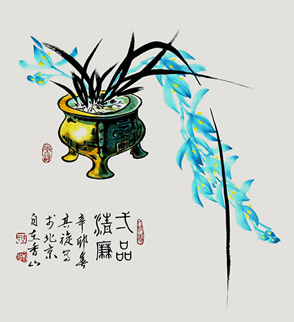 陈其旋作品《一品清廉》规格：68cmx68cm.jpg