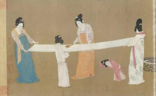 1552873708251692.jpg (图三)捣练图 宋徽宗摹本 绢本设色 手卷,高37 厘米,宽145.3 厘米 美国波士顿美术馆藏.jpg