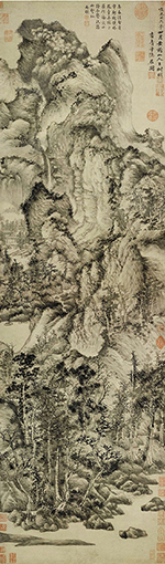 1553045077106258.jpg 元 王蒙 青卞隐居图轴 纸本水墨 上海博物馆藏.jpg