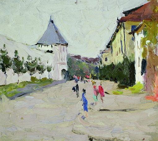 街景 24.5x27cm 纸板油画 1956.jpg