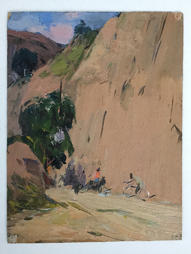 黄土路 林岗- 34x26cm 纸板油画 1963.jpg