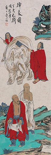 2007《扫象图》104x34cm纸本.jpg