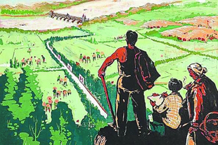 1556502025155947.jpg 引来黄河水 陕北变江南(水粉画) 任之玉.jpg