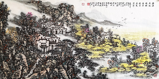 婺源春晓绿树齐70x136㎝.jpg