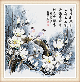 《玉韵仙香》68cmX68cm刘红梅2019年作（价格：每平尺5600元）.png