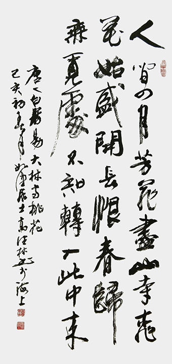 《白居易诗》规格：100×50cm 已亥初春.jpg
