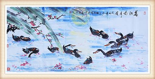 《千江有水千江月》规格：136cmx68cm 价格：50000每平尺.png