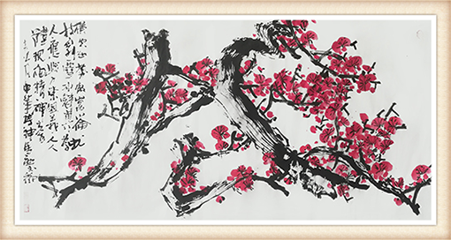 《梅花图》规格：六尺 价格：30000元.png