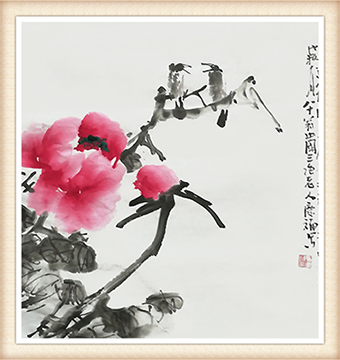 《彩牡丹》规格：四尺 价格：5000元.png