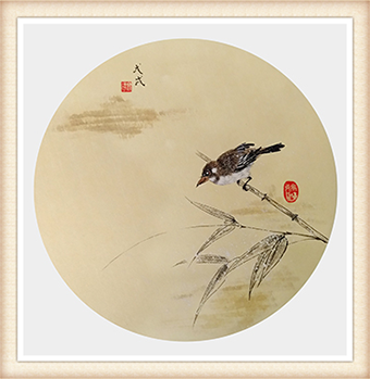 高曦作品 1 尺寸：圆扇 价格：每平尺3000元.png