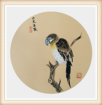 高曦作品 2 尺寸：圆扇 价格：每平尺3000元.png