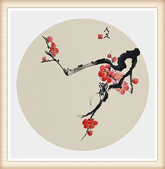 高曦作品 3 尺寸：圆扇 价格：每平尺3000元.png