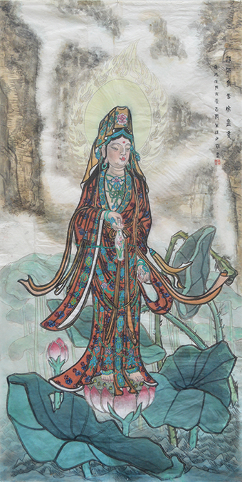王麟生作品《南海净瓶观世音像》规格：四尺整张.jpg
