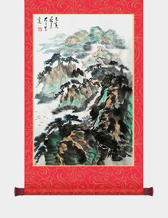 嵇宏才作品《泼墨写意》(己亥) 尺寸： 5cm0x32cm 价格：5000元一幅 .jpg