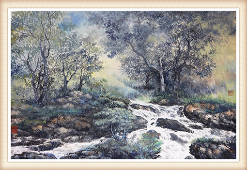 《深林赏八音》规格：67cmx46cm 价格：面议.png