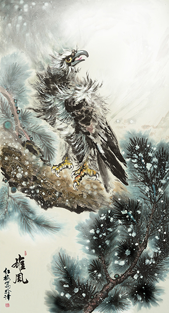 《雄风》179cmX97cm刘红梅2016年作.jpg