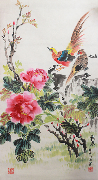 姜明义作品《报春》.jpg