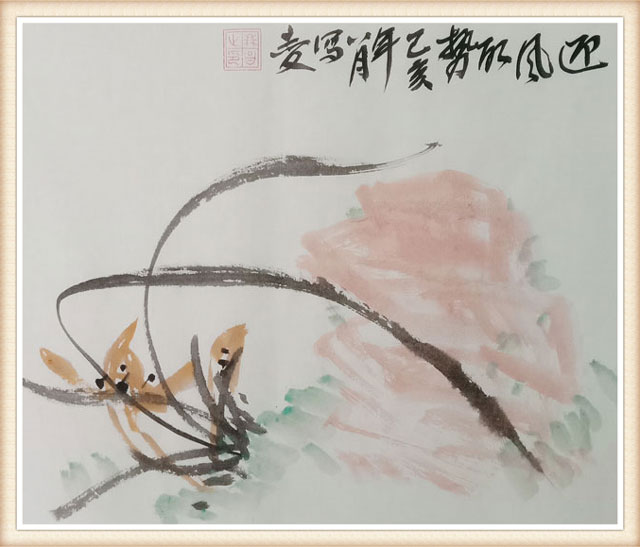 杨志文作品《兰石图》尺寸：40cmx50cm-价格：每平尺36000元.jpg