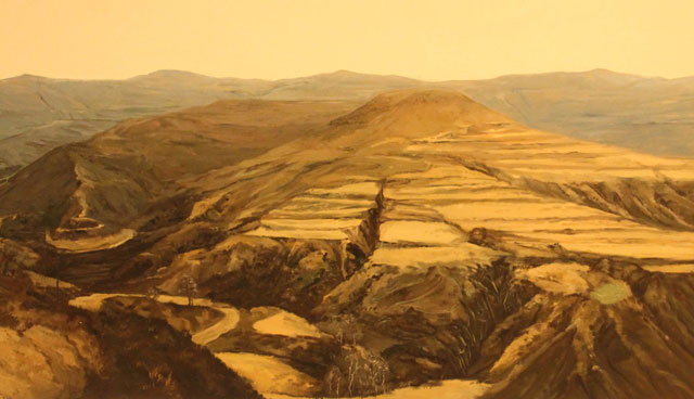 郭长江作品15-----西北风景--2011年作---300×150cm.jpg