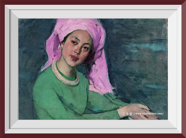 《傣族妇女》-规格：50.2cm×72.8cm.jpg
