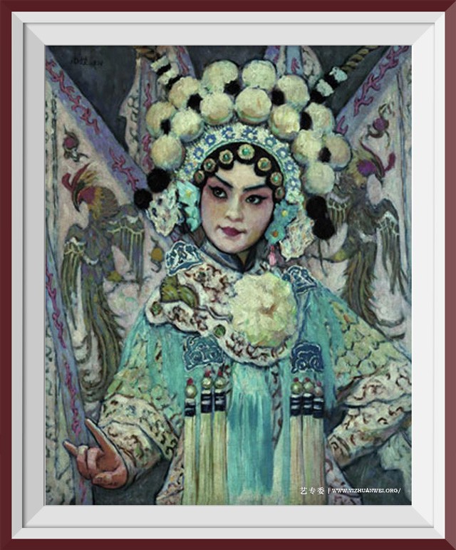 《穆桂英》-规格：79cm×65cm.jpg