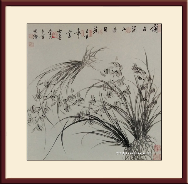 金晓海作品--兰花-尺寸：68cmx68cm-价格：每平尺30000元.jpg