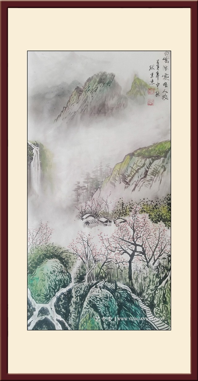 张连东作品《白云深处有人家》价格面议.jpg