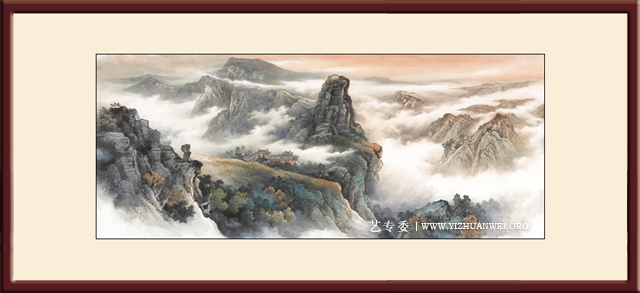 杨天佑作品《梵天境地》2019年创-尺寸：85cmx180cm-价格：每平尺15000元.jpg