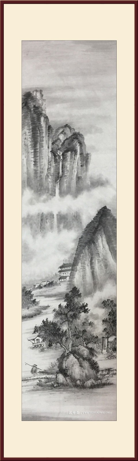 《晚归》规格：35cmx134cm-价格：2000元.jpg