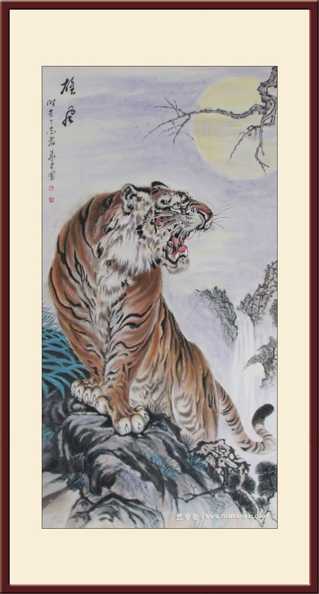 于华才作品《雄风》尺寸：136cmx69cm-价格：每平尺30000元.jpg