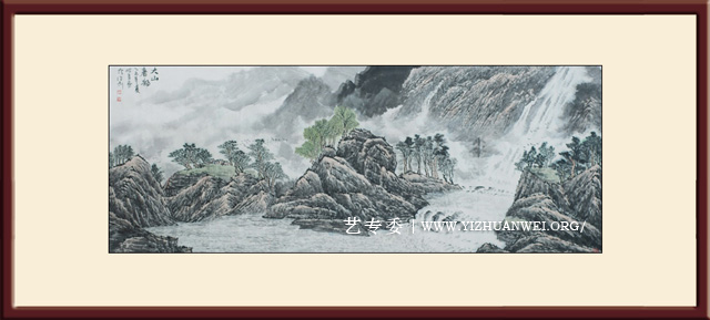 王继平作品《大山春韵》规格：丈二--价格：三万.jpg