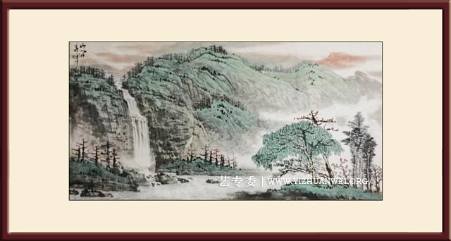 王继平作品《山间春辉》规格：四尺--价格：一万.jpg