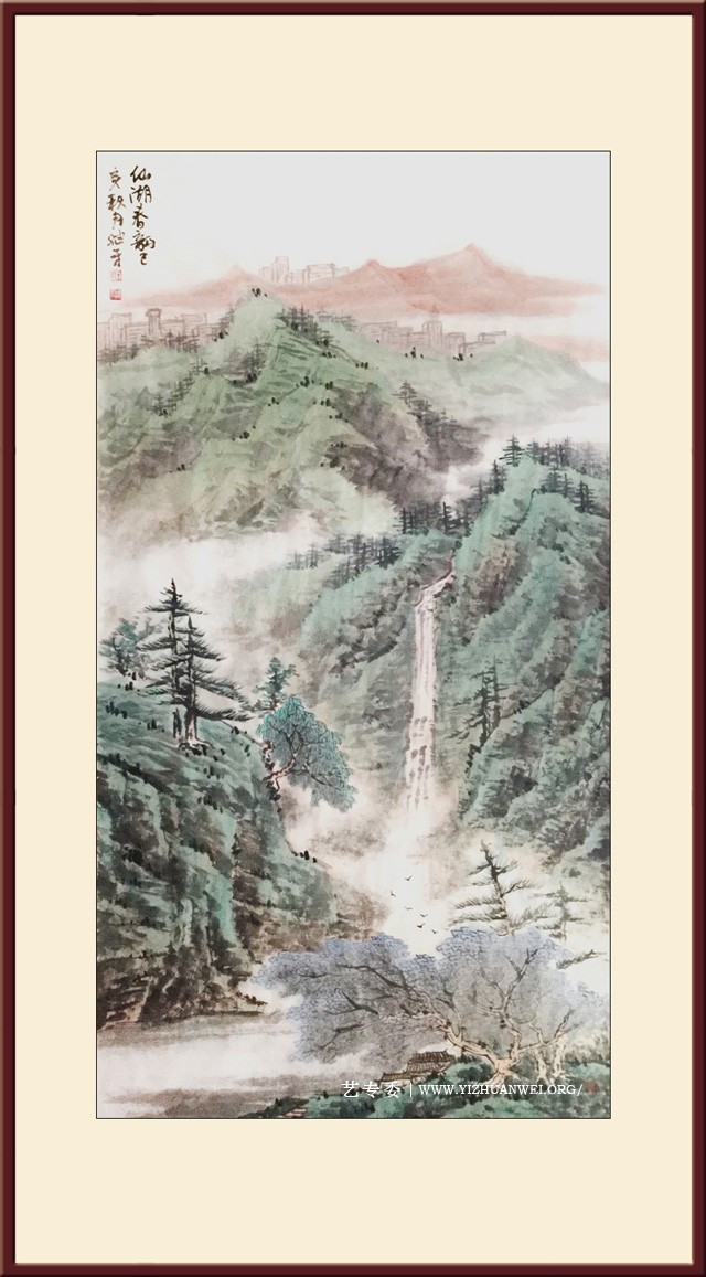 王继平作品《仙湖春韵》规格：6尺价格：20000.jpg
