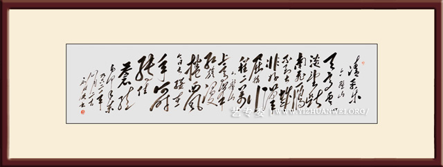 刘建文作品《清平乐-六盘山》尺寸：180cmx50cm-价格：每平尺20000元（国际市场价格5000美元）.jpg