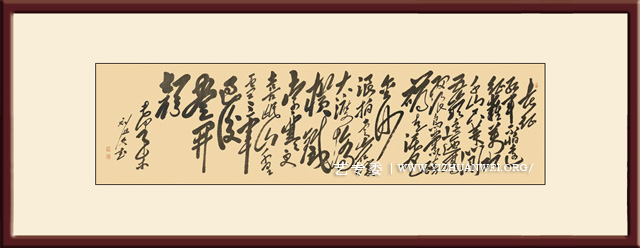 刘建文作品《长征》尺寸：180cmx60cm-价格：每平尺20000元（国际市场价格5000美元）.jpg
