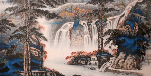 王现宾作品《幽谷金秋》.jpg