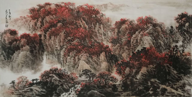 吴运光山水作品3规格：180x97cm.jpg