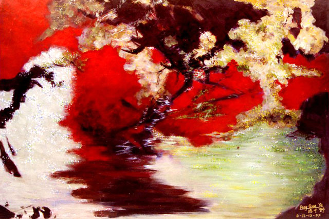 《火红的秋色》70x98cm--2012年.jpg