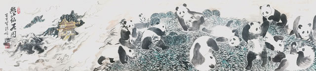 张焯作品《幽山仙居是长卷》1.jpg