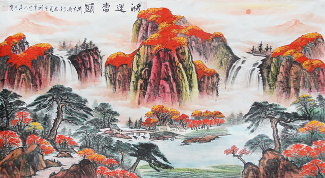 侯恩宝作品《鸿运当头》.jpg