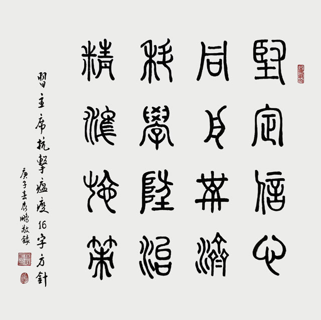 《习主席-抗击瘟疫十六字方针》.jpg
