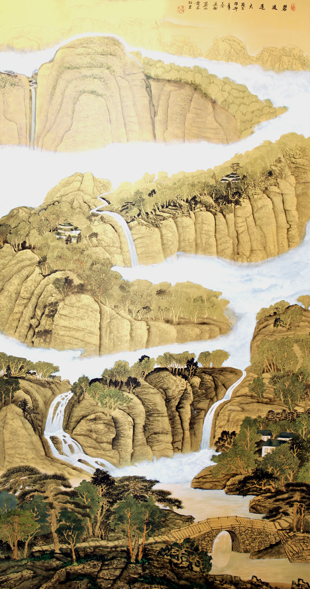 章庭钰作品《碧波连天》规格：180cmx96cm.jpg